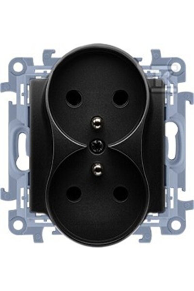 Kontakt-Simon Priză dublă Simon 10 Soclu (modul) 16A, 250V, cu borne cu șurub...