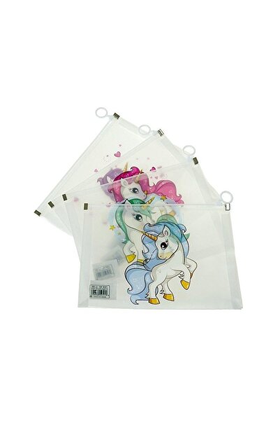 adar Șervețele din plastic A4 cu unicorni (12 bucăți)