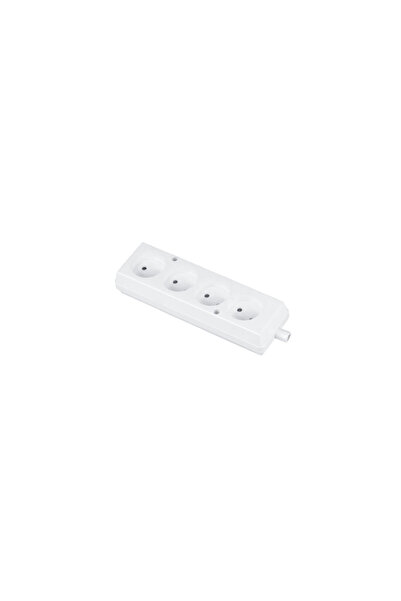 Blow Priză portabilă 16A 2P 250V cvadruplă albă GN-460