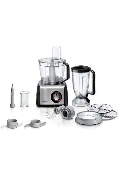 Bosch MC812M814 procesator alimentar 1250 W 3,9 L Negru, Din oţel inoxidabil,...