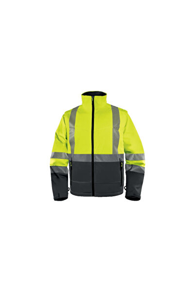 Delta Plus Geacă de protecție Softshell din poliester Stretch, 3 straturi lam...