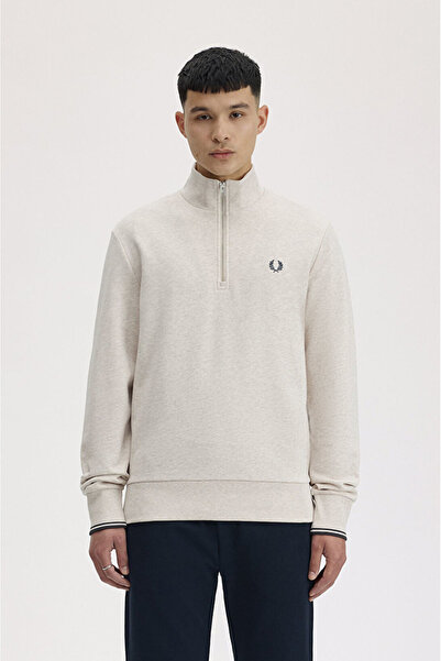 Fred Perry M3574 Half Zip Erkek Sweatshirt