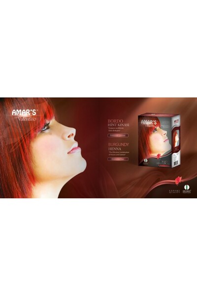 SANSİRO COSMETİCS Amars Victoria Βαφή Μαλλιών με Χέννα - Μπορντώ ( Συσκευασία...