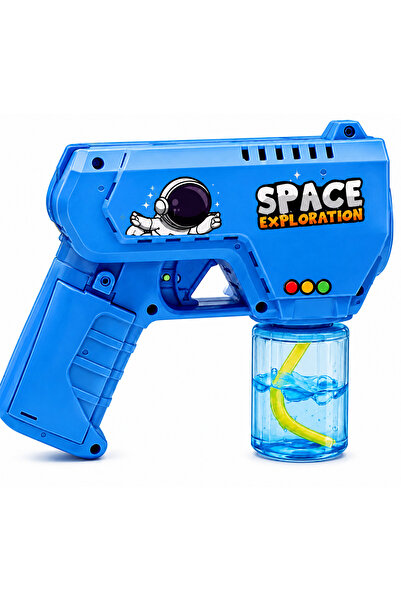GlueSS Otomatik Köpük Tabancası Bubble Gun Mavi & Pembe Çocuk Baloncuk Oyunca...