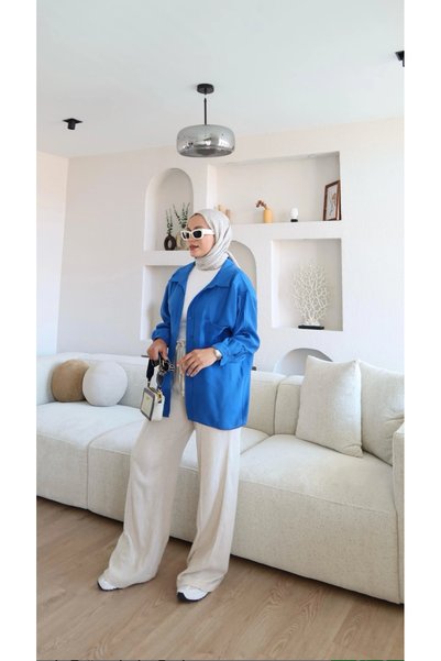 ZarülAAy fashıon قميص Tencel مقاس قياسي
