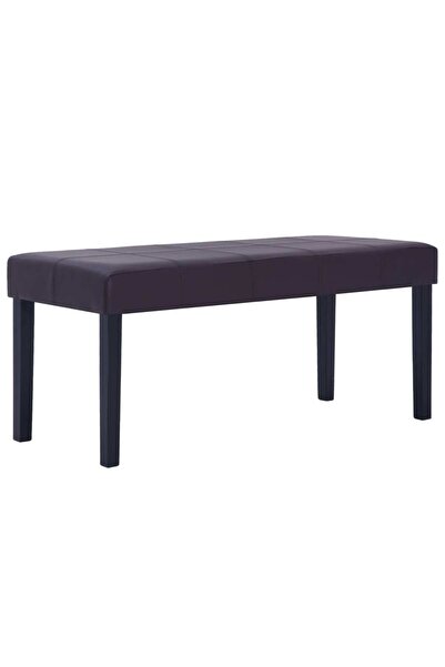 vidaxl Bancă, maro, 106 cm, piele artificială