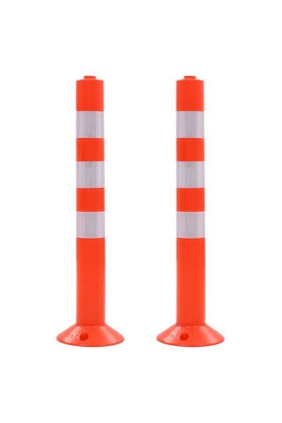 vidaxl Semnalizator pentru controlul traficului, 2 buc., plastic, 75 cm