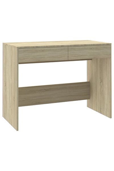 vidaxl Birou, stejar Sonoma, 101 x 50 x 76,5 cm, PAL