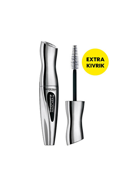 Deborah Milano Extraordinary 5in1 Maskara Siyah — Hacim Veren Etkili Formül, ...