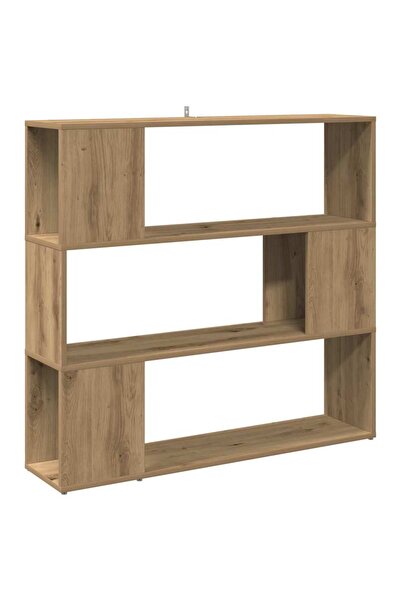 vidaxl Bibliotecă/Separator de cameră, stejar artizanal, 100x24x94 cm