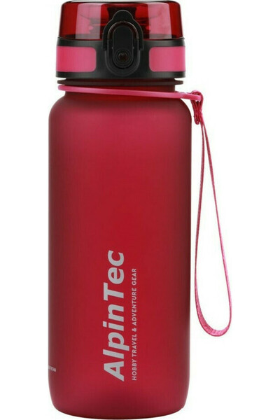 ALPINPRO Πλαστικό Μπουκάλι 650 ml Κόκκινο