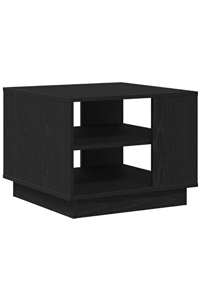 vidaxl Masă de cafea Stejar Negru 55 x 55 x 42 cm Lemn compozit