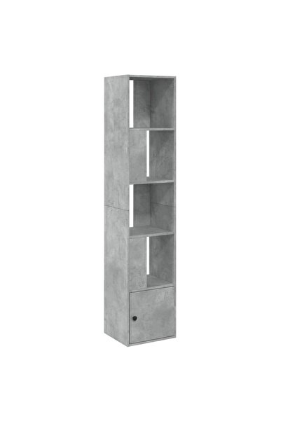 vidaxl Bibliotecă, gri beton, 40x36x189 cm, lemn compozit