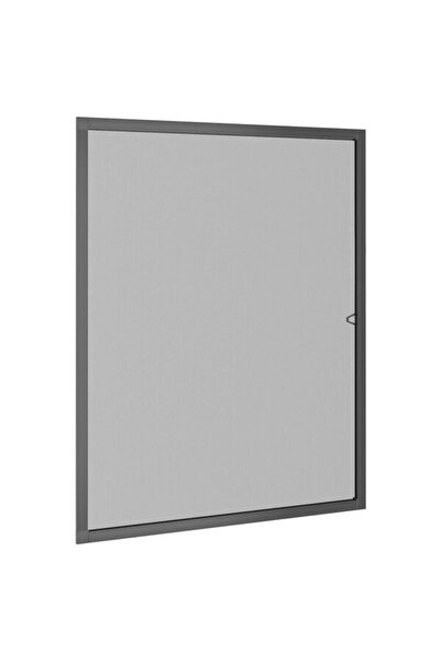 vidaxl Plasă de insecte pentru ferestre, antracit, 80 x 100 cm