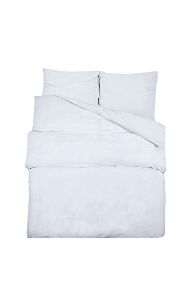 vidaxl Set husă de pilotă, alb, 240 x 220 cm, microfibră