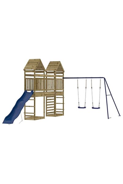 vidaxl Set de joacă pentru exterior, lemn de pin impregnat