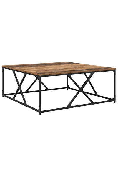 vidaxl Masă de cafea Lemn Vechi 100 x 100 x 40 cm Lemn compozit