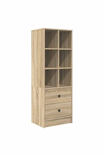 vidaxl Bufet cu sertar Stejar Sonoma 45,5 x 34 x 127 cm