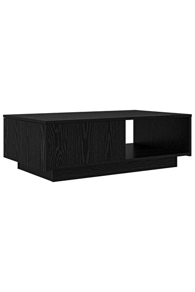 vidaxl Masă de cafea Stejar Negru 95 x 55 x 31 cm Lemn compozit