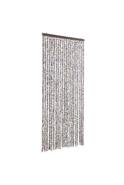 vidaxl Perdea anti-insecte, Maro și Bej, 90 x 200 cm, Șenilă