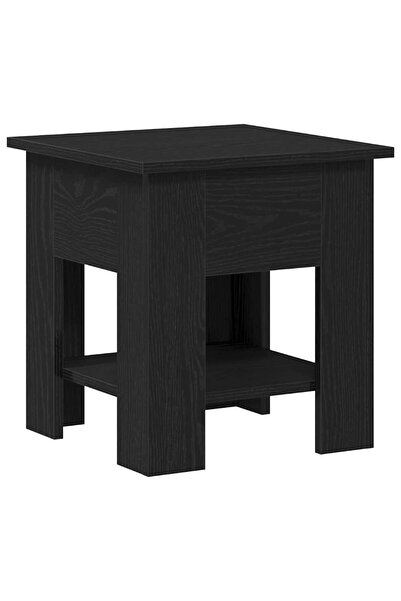 vidaxl Masă de cafea Stejar Negru 40 x 40 x 42 cm Lemn compozit