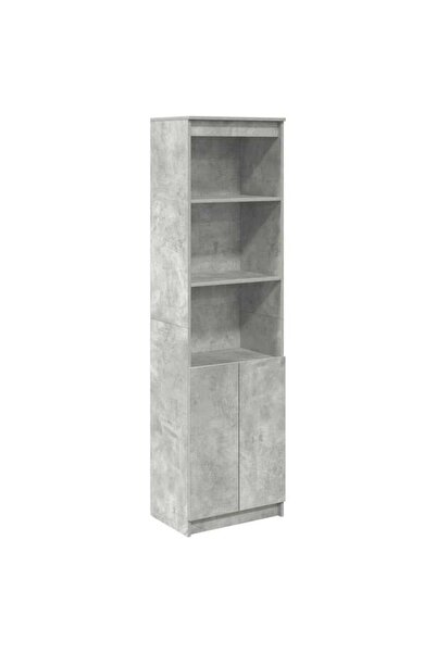 vidaxl Dulapuri Gri Beton 50 x 35 x 180 cm Lemn Compozit