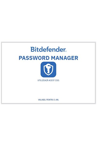 BITDEFENDER Manager de parole, 1 An, 1 Cont, card cadou