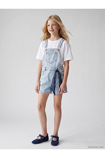 LC Waikiki Girl's Jean Salopet and Headband for Style Seekers from Uzg Store