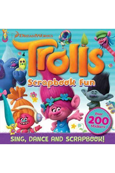 Igloo Books Trolls Doodle Book -scrap Book Fun 200 Stickers