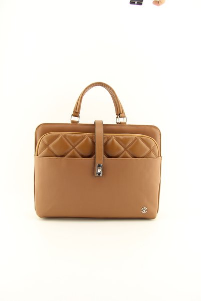 QUB CLUB Unisex Taba Laptop Bag for 15 & 15.6 Inch Laptops