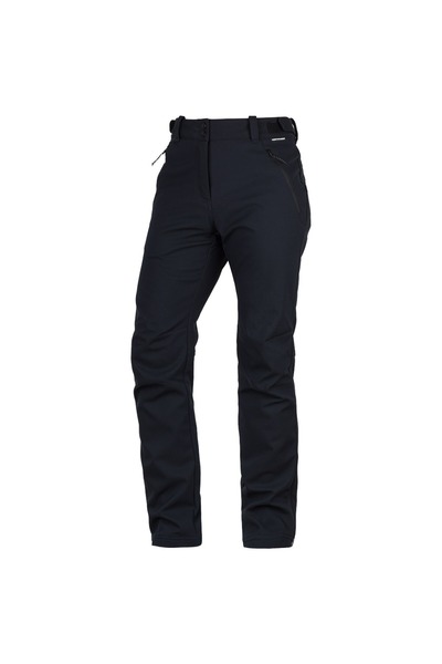 NORTHFINDER Pantaloni softshell Leigh 3L 10K/10K pentru femei, Negru-S