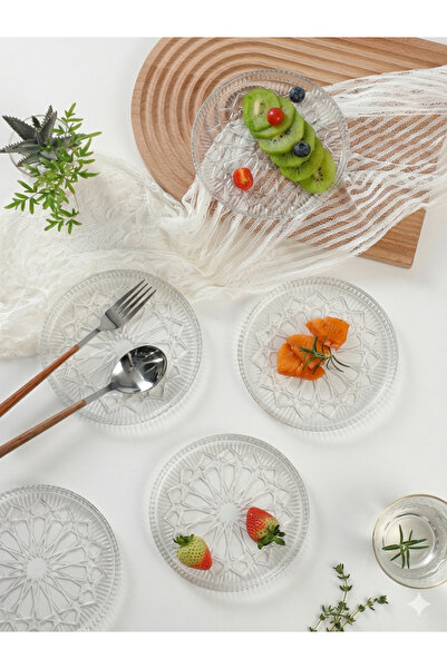Mony moon 6Pcs Glass Dessert Bowl Set Small Glass Bowls for Candy and Enterta...