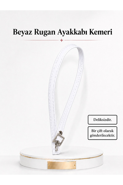 COMFORTSTEP Patent Leather Shoe Belt