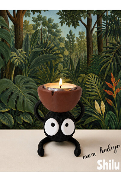 Shilu Susuwatari Anime Sevimli Karakter Mumluk Mum Dahil Dekoratif Tealight H...