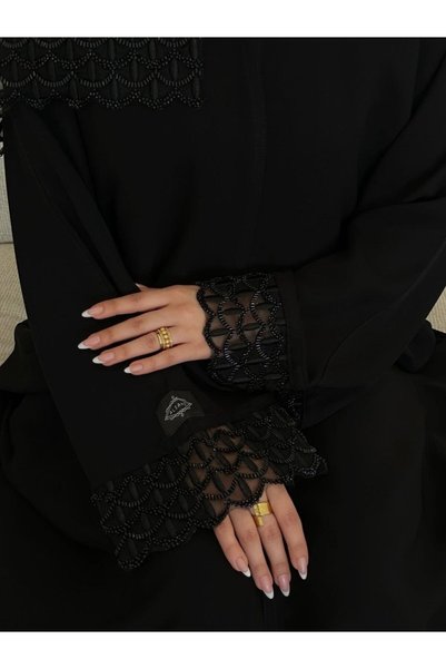 DEAL ABAYA Lorin Abaya from the Deal Store - Crepe Fabric with a Half-Klosh Cut