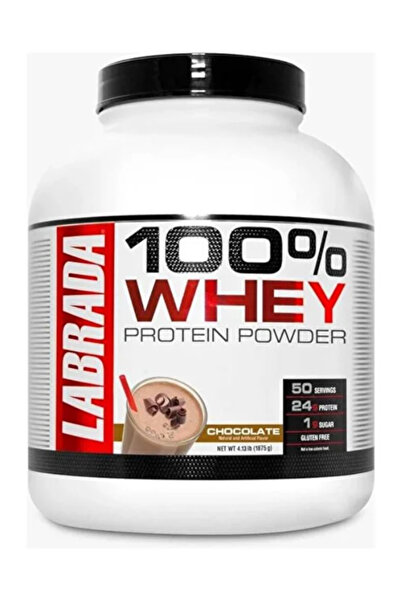 Labrada Nutrition 100% Whey Protein (Chocolate, 4.13 lbs/1875 g, 50 servings)