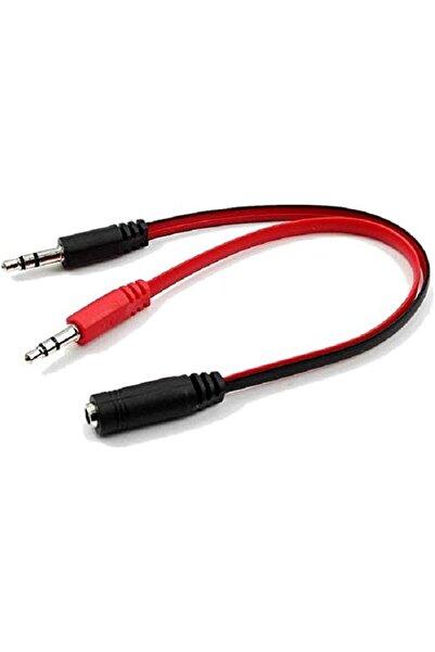 Generic AUX Splitter 3.5mm 1 female to 2 male headphone and microphone