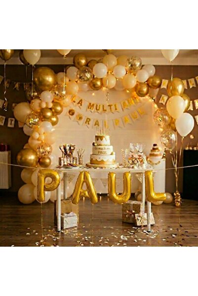 Flippy Baloane Folie Metalizate, Flippy, Set PAUL, Heliu sau Aer, Pai inclus,...