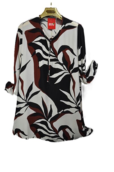 elma abone Plus Size Women's Summer Viscose Tunic