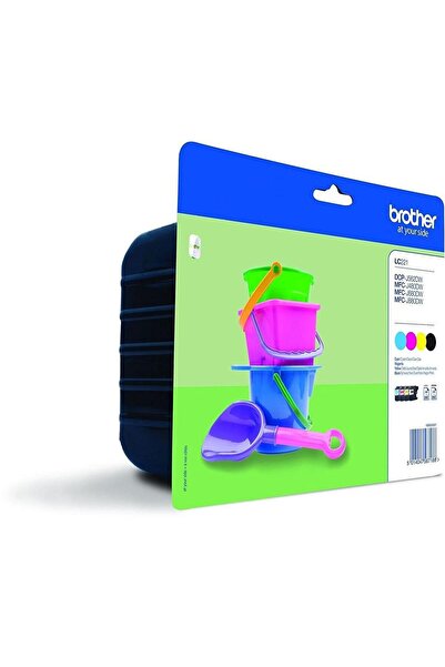 Brother Set de 4 cartușe de cerneală LC221VALBPDR, Multicolor