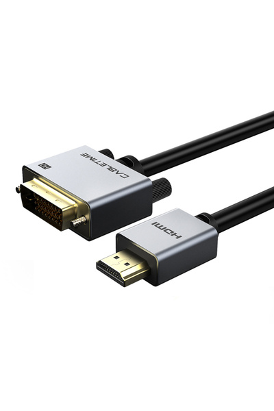 Cabletime καλώδιο HDMI σε DVI PH241G, 1080p/60Hz, 2m, μαύρο