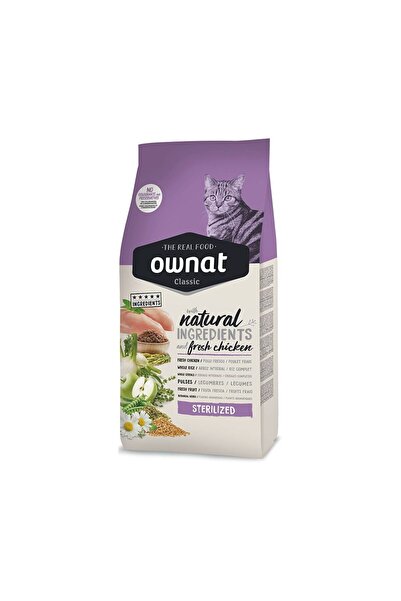 Ownat Classic Sterilised Ξηρά Τροφή για Γάτες με Κοτόπουλο 4kg