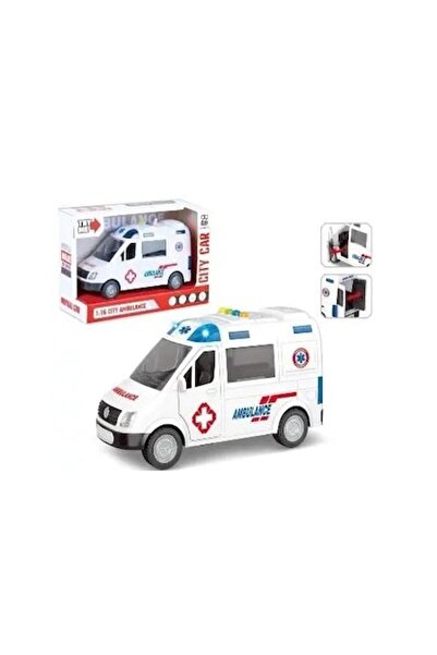 Artyk Ambulanță cu sunete, lumini și uși care se deschid, 22 cm, 3+ ani