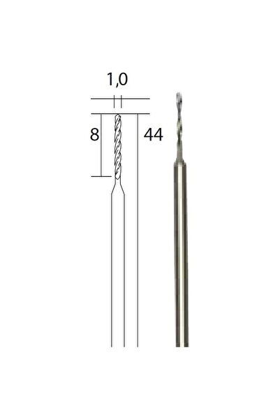 Proxxon Set 3 burghie HSS, 1.0mm, 28854