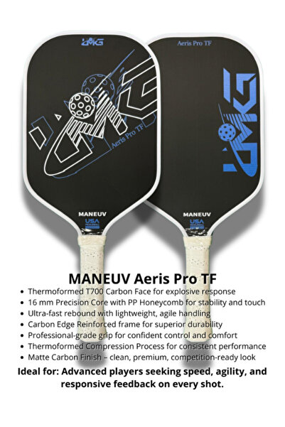 LMG Maneuv Professional Pickleball Paddle with Honeycomb Core