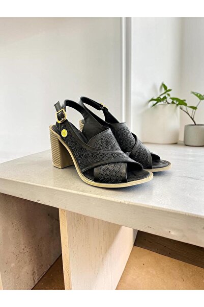 Mammamia D26Ys-2875 Black Genuine Leather Full Orthopedic Casual Women's Dail...