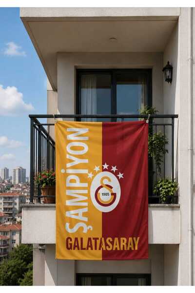 Zorluteks Galatasaray Şampiyonluk Bayrağı 140*200
