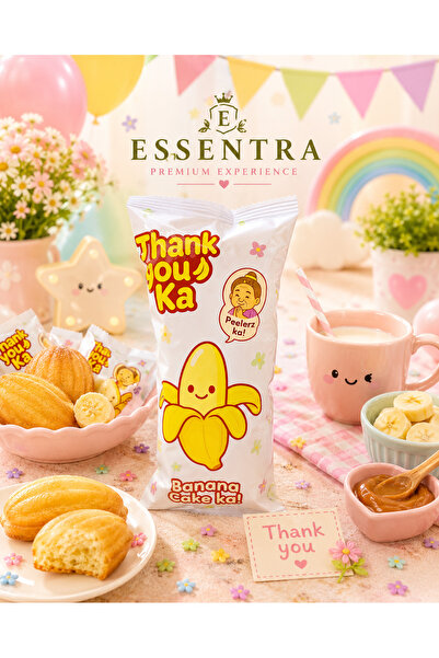 Essentra Home Thank You Ka Muzlu Kek yumuşak kek, snack cake, asian snack