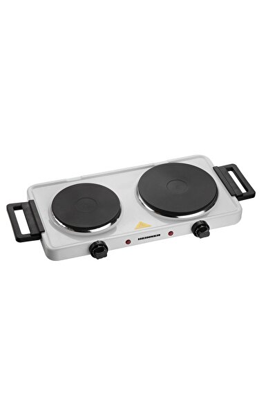 Heinner HDHP-KH2500WH Plită electrică dublă 2500W, Fontă