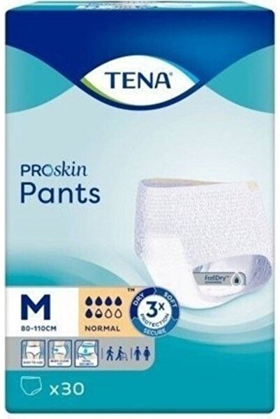 TENA Absorbent Panties Regular Medium 30 Pieces 5.5 Drop Economy Package